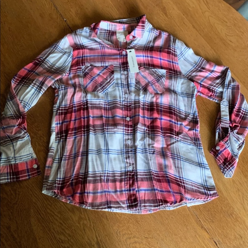 NWT multicolor flannel
